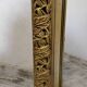 Large antique wooden mirror