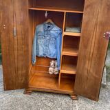 Small Art Deco cabinet 1930 in elm burl