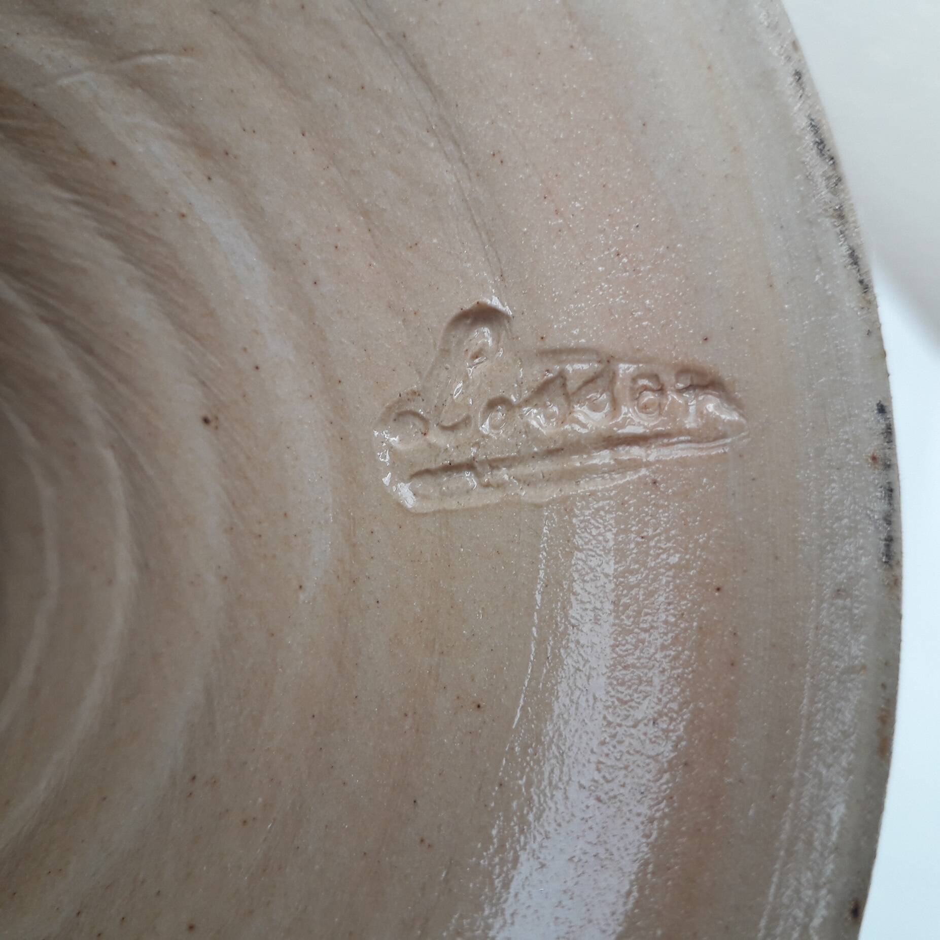 Losson stoneware candlestick