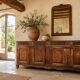 Eighteenth-century walnut enfilade