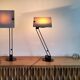 Paire de lampes vintage modèle w&o par Ketoff pour aluminor, 1980s
