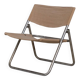 Niels Gammelgaard 'Cox' Folding Linen Mid-Century Chrome Lounge Chair