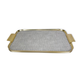 Brass tray and Formica Italy 50s