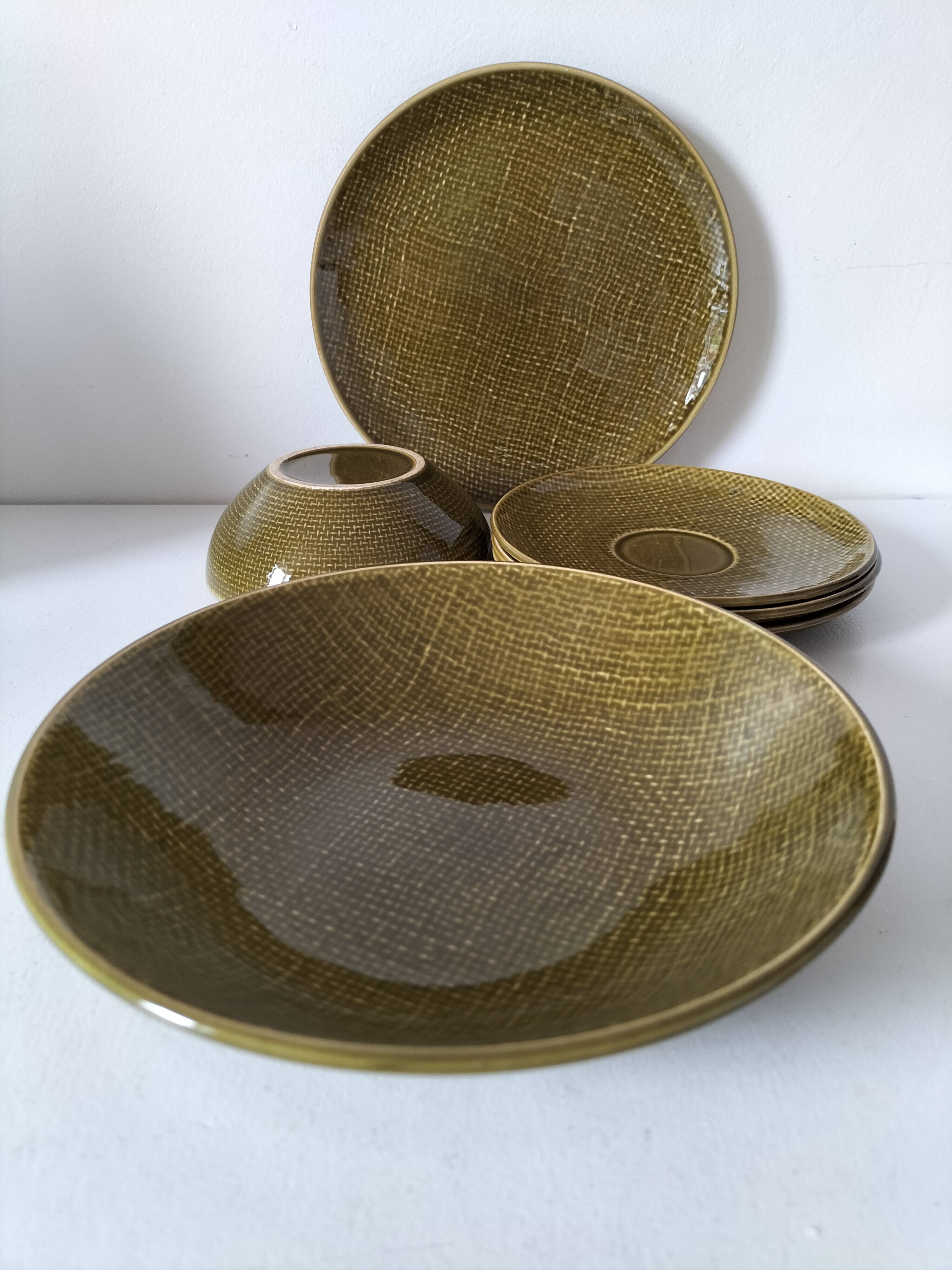 Brunch set - vintage Salins tableware - Miramar model