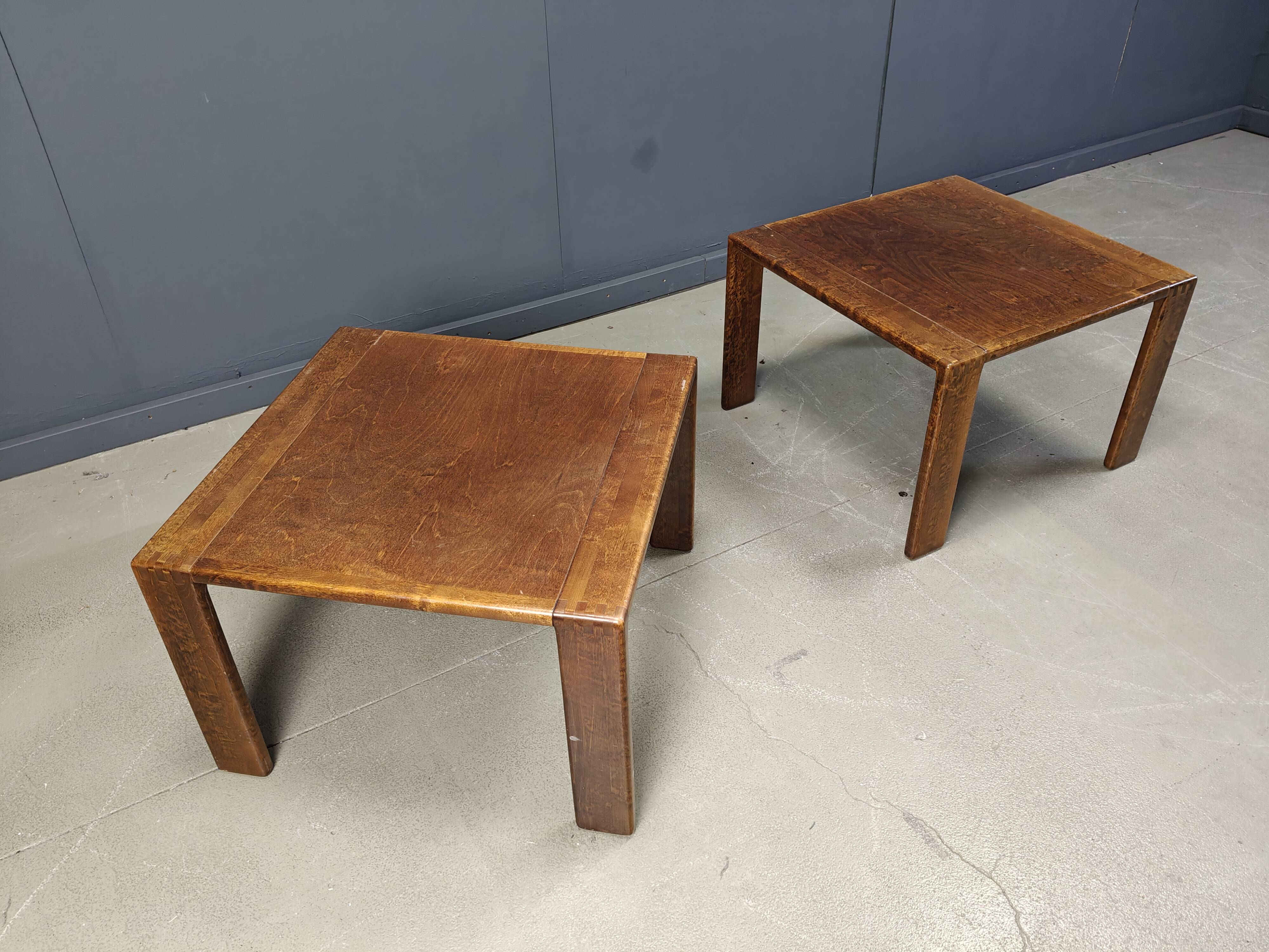 Paire de tables basses Bonanza par Asko, Finlande, 1960