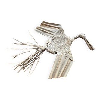 Handcrafted wicker bird new caledonia