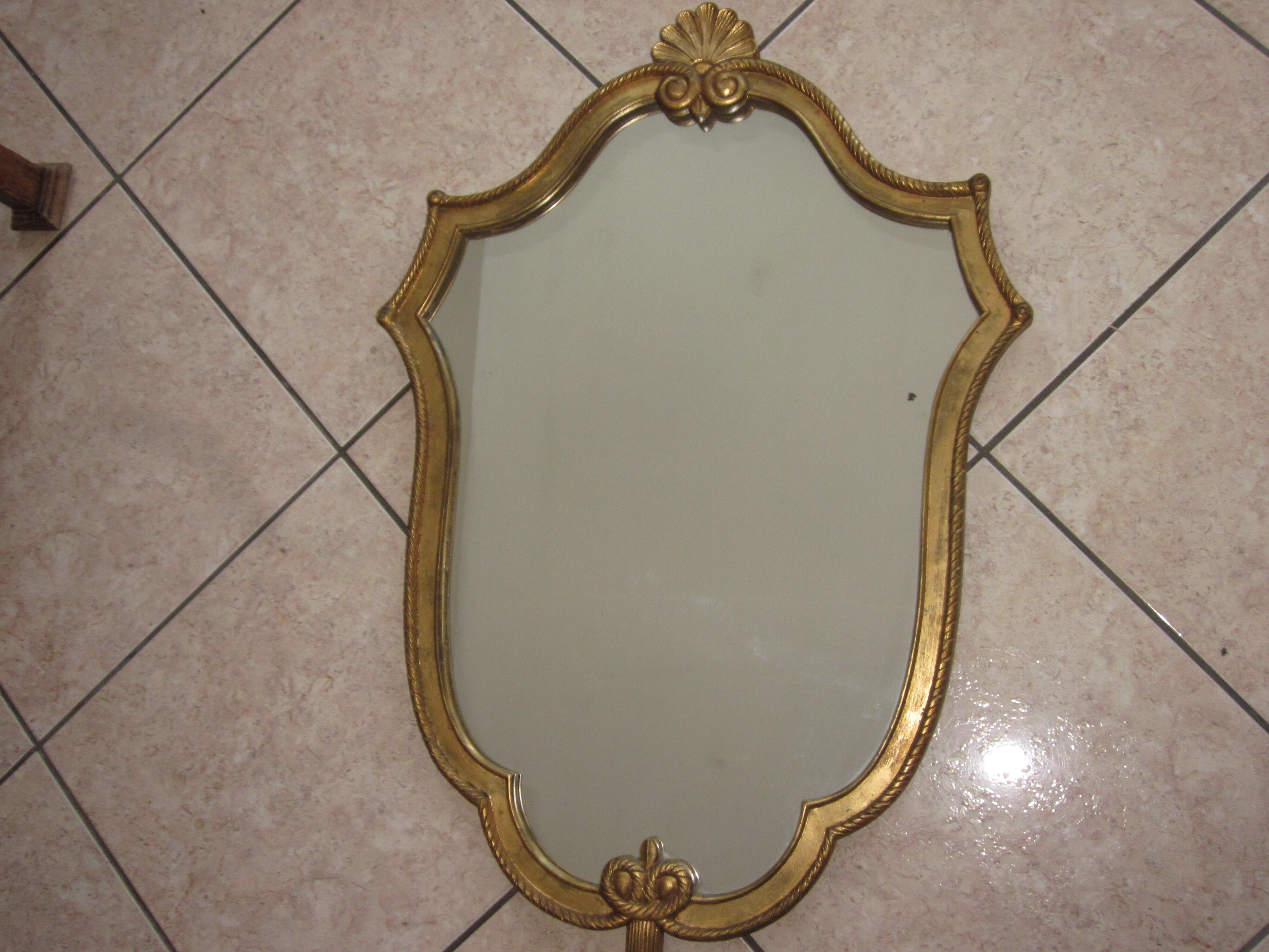 Gilded mirror - 85x55cm