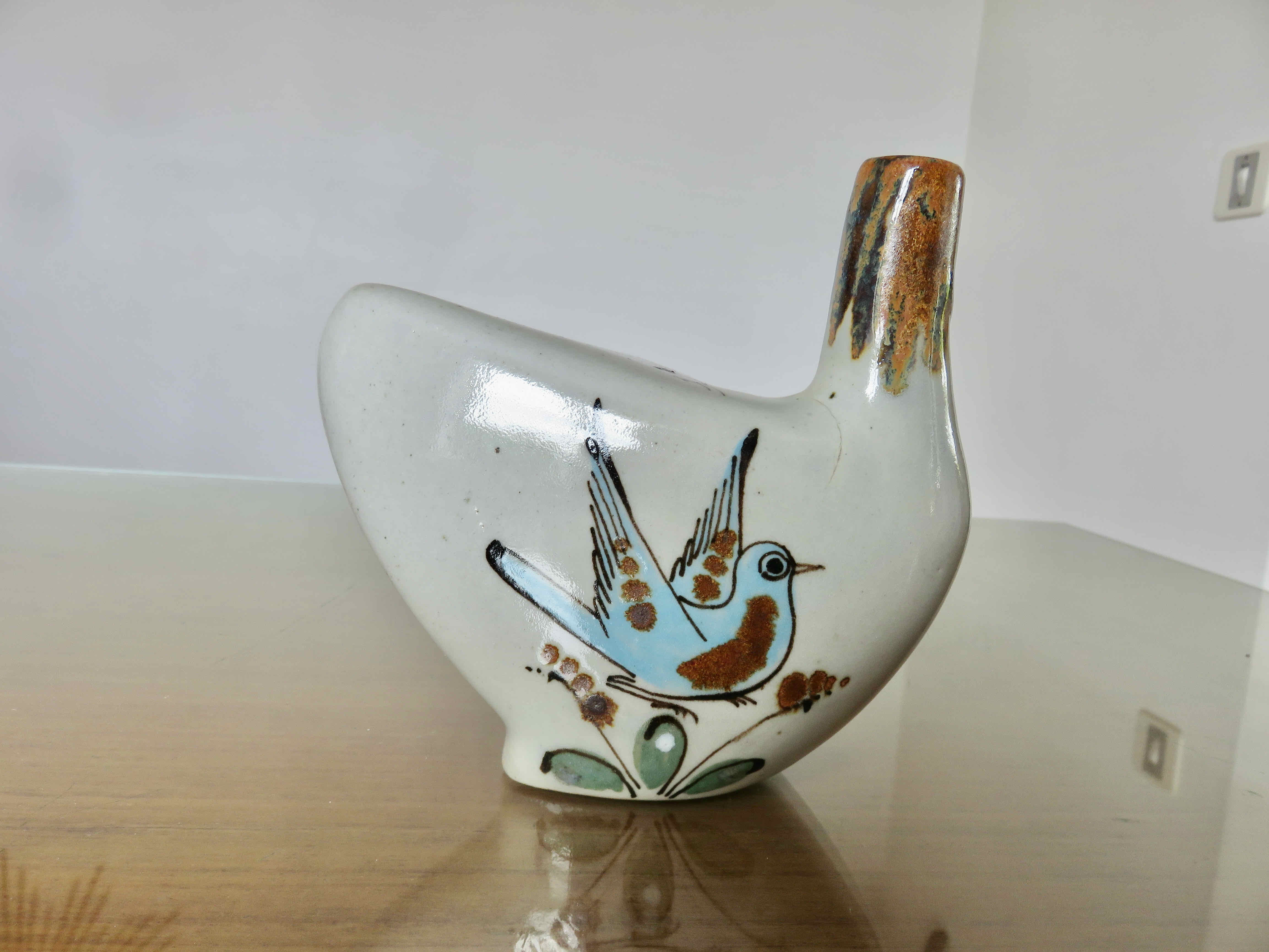 Zoomorphic soliflore " Mexico " ceramic 60s 70s