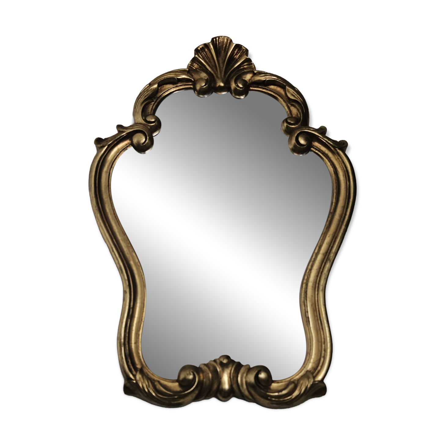 Vintage gilded Louis XV style mirror.
