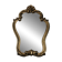 Vintage gilded Louis XV style mirror.