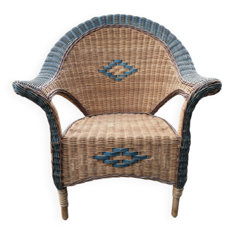 Rattan armchair