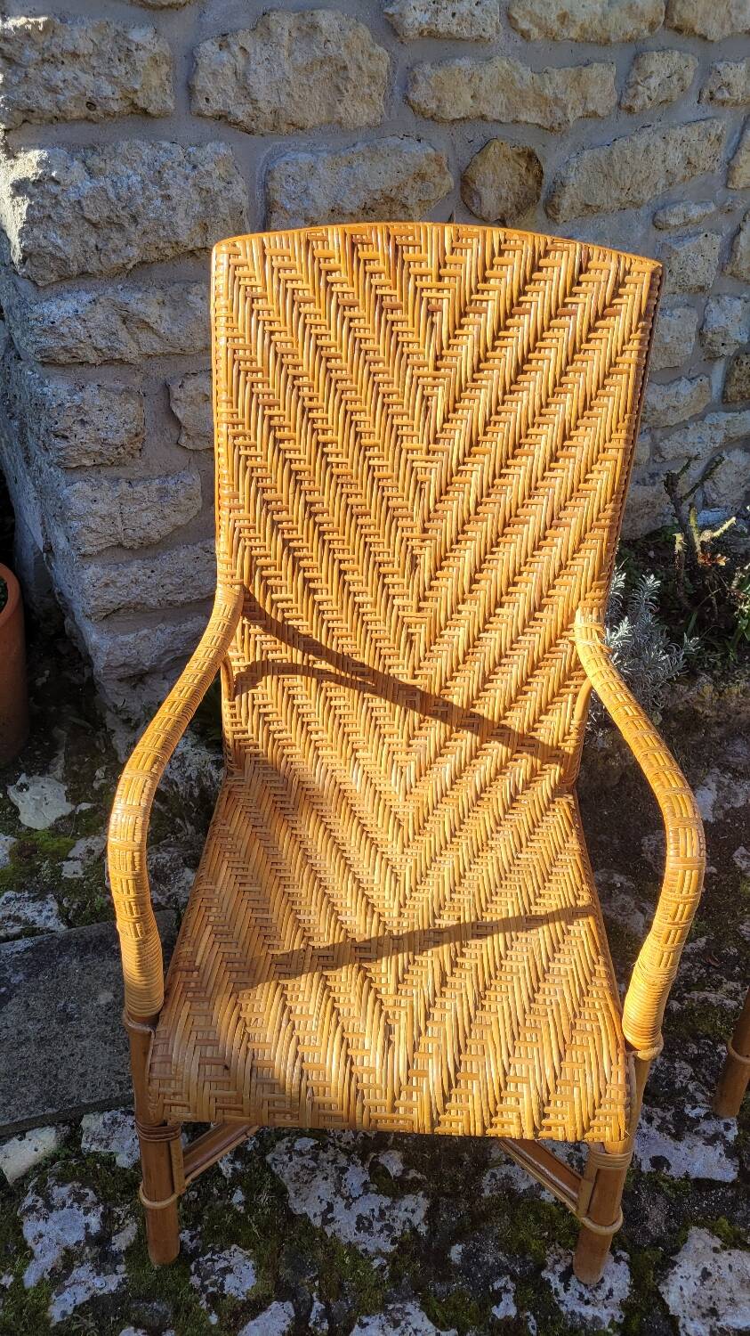 Fauteuils en rotin