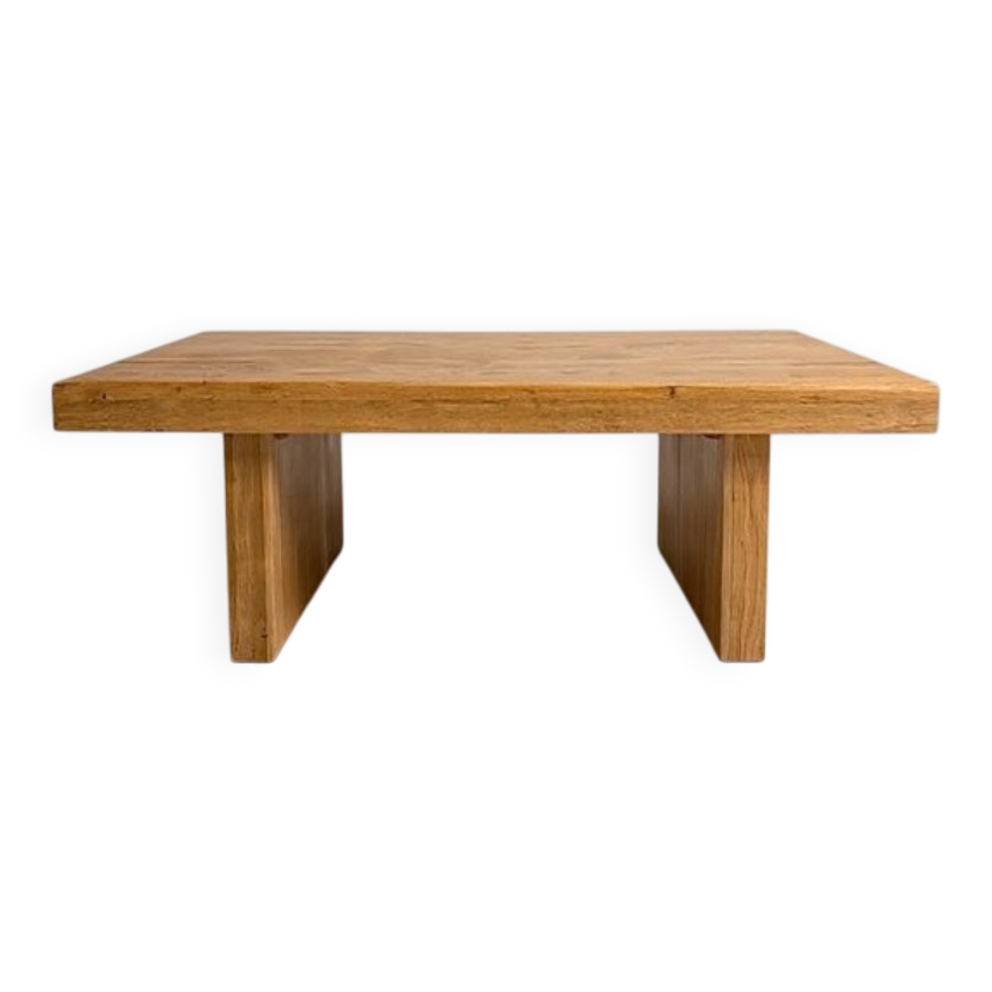 Japanese-style coffee table in oak, 1990s