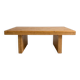 Japanese-style coffee table in oak, 1990s