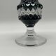 Val Saint-Lambert crystal vase, cut and lined in green
