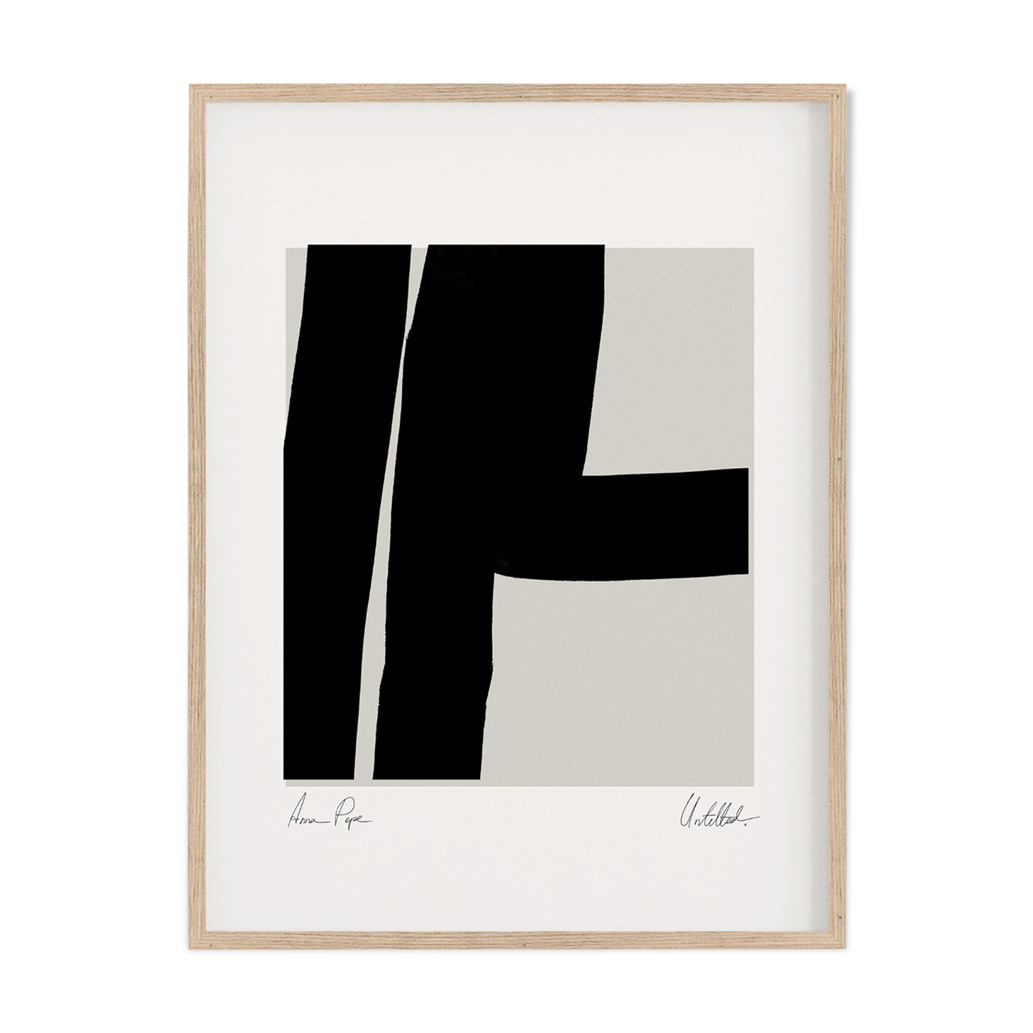 Framed abstract giclee art print 50x70cm