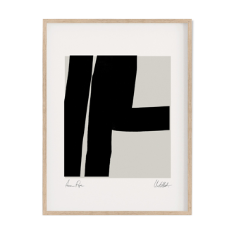 Framed abstract giclee art print 50x70cm