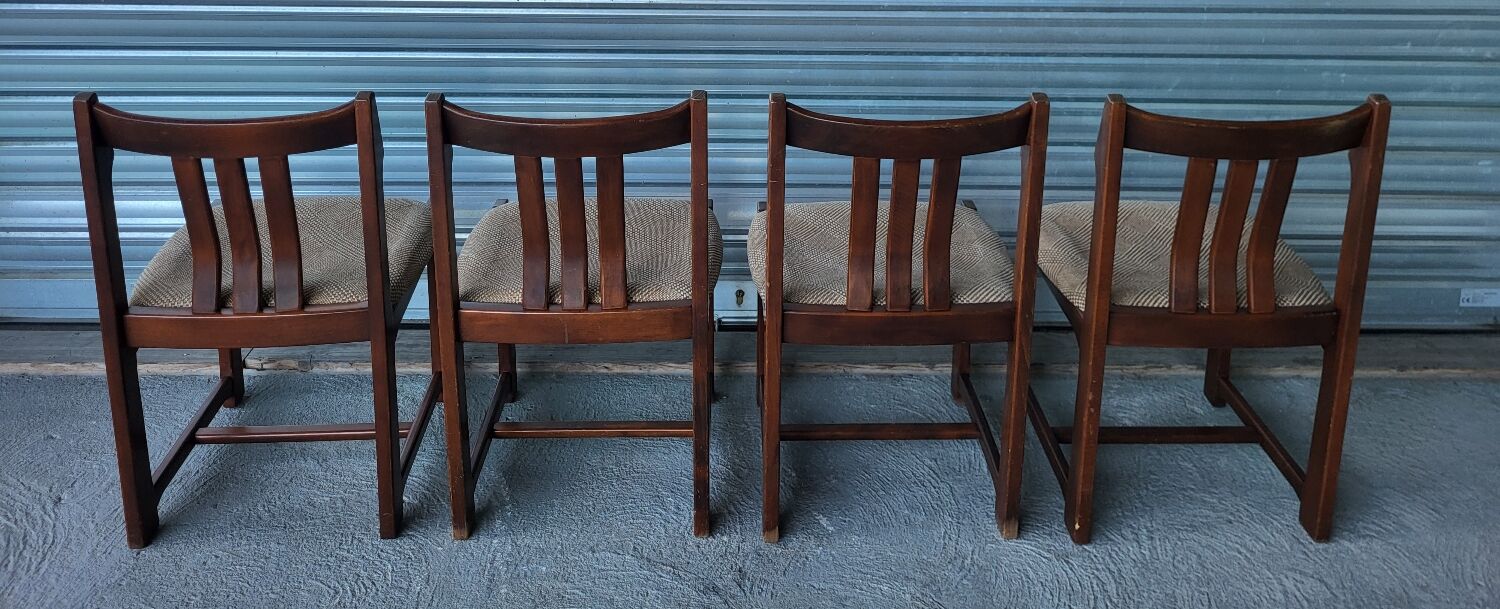 Set of 4 Roche Bobois chairs, seat 212 Vintage
