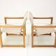 Set of Two Scandinavian Safari Armchairs by Karin Mobring, 1980s