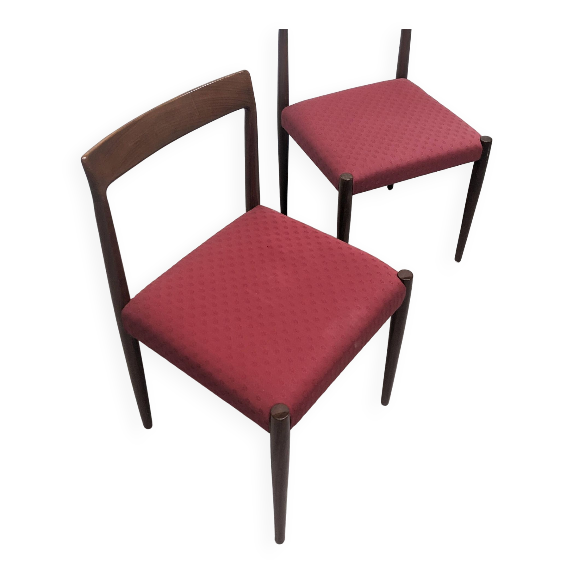 Duo of mic-century chairs