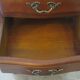 Small weekly organizer - small chest of drawers - 5 drawers - Louis XV style - cherry color