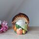 Gravy bowl, turkey shaped gravy boat, table serving dish, thanksgiving christmas turkey