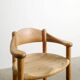 Danish Mid Century Wooden Sculptural Dining Chairs by Rainer Daumill, 1970s