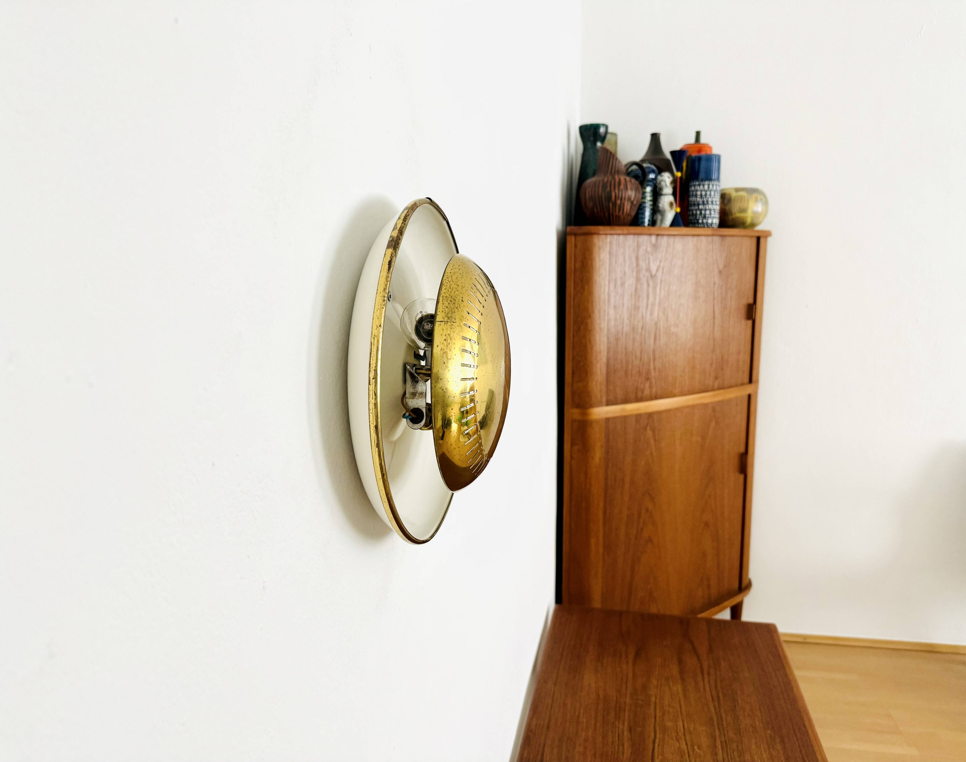 Italian Brass Wall or Flush Lamp