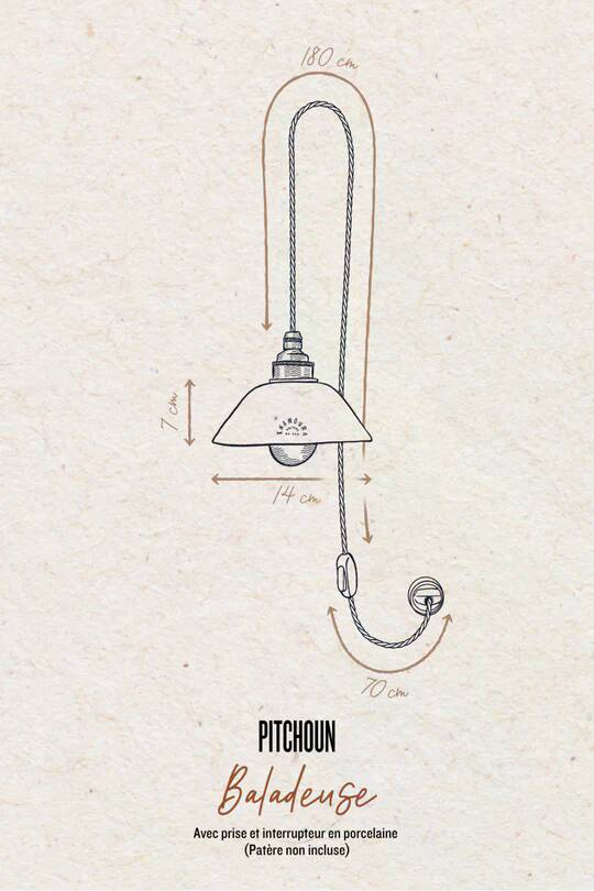 PITCHOUN - Red terracotta - Portable lamp
