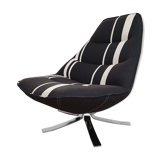 Danish design, Madsen and Schubell MS 68, lounge chair with swivel foot and tiltable back