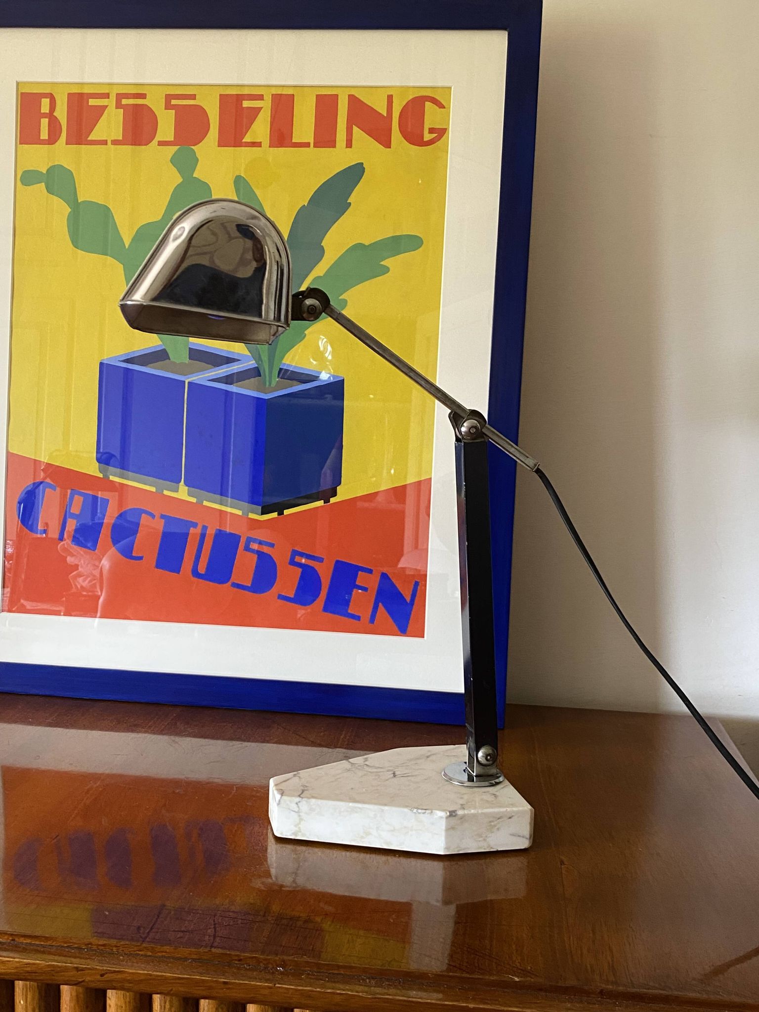 Lampe de bureau Art Déco, Fare France, vers 1930