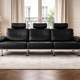 3-seater leather sofa