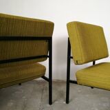 pair of André Simard armchairs for Airborne