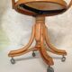 Fauteuil pivotant Thonet bois courbé