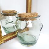 Vintage glass jar and cork