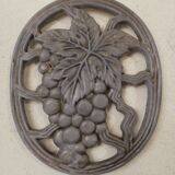 Cast iron underside bunch of grapes