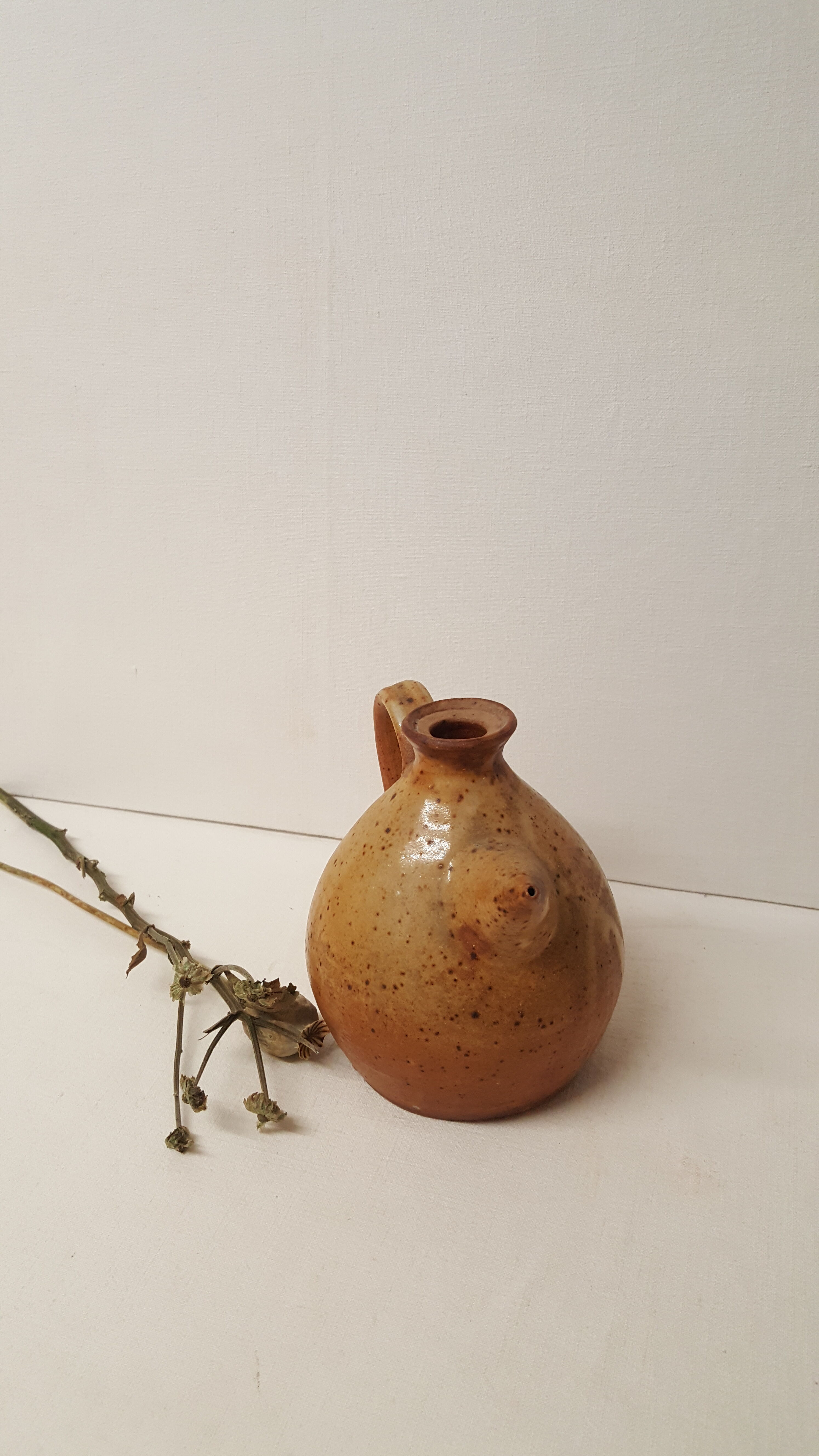 Sandstone beaked pitcher