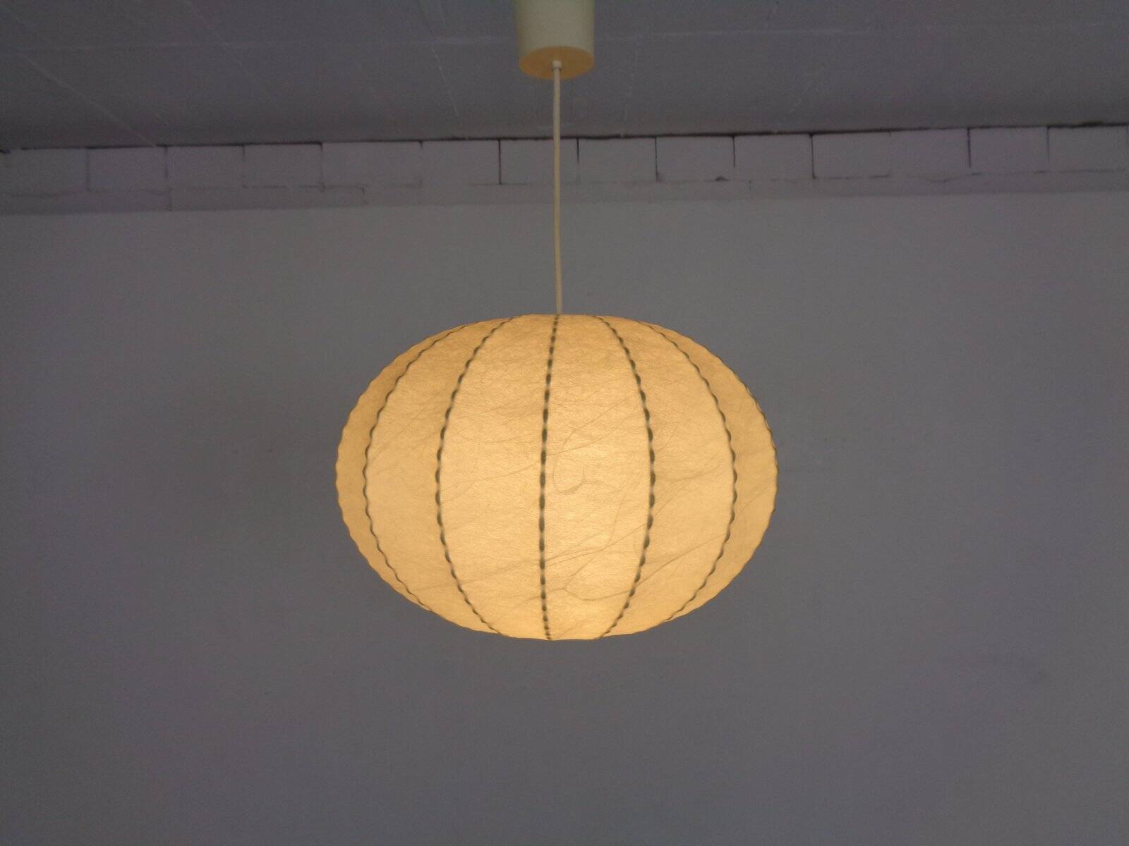 Italian Cocoon Pendant Lamp by Achille & Pier Giacomo Castiglioni, 1960s