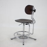Chaise pivotante réglable des années 1970, Tchécoslovaquie
