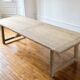 Farm table in solid old oak - Millau 250 by 100 cm