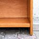 Golden oak bookcase from the 60s