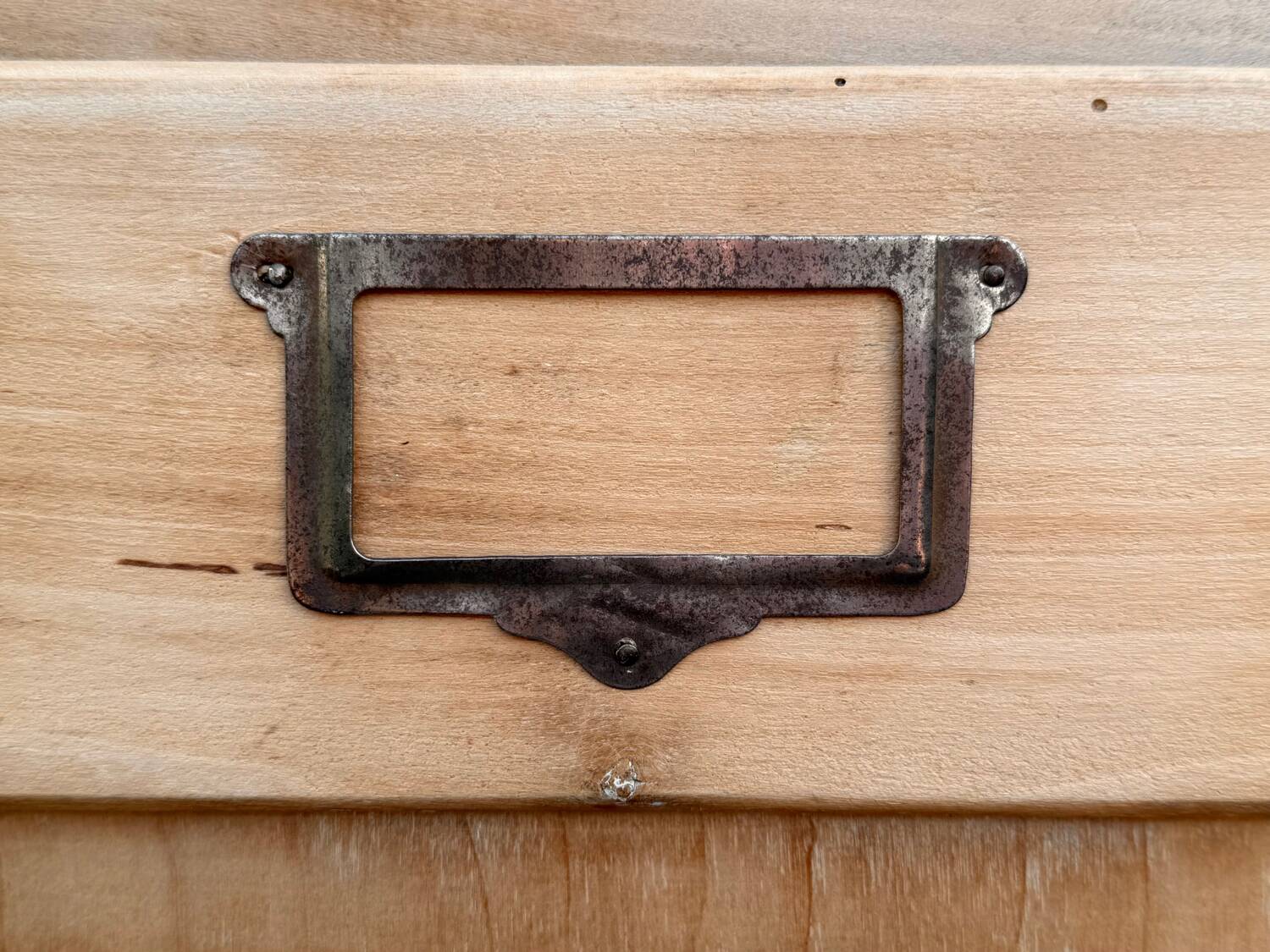 Vintage wooden wardrobe from 1940.