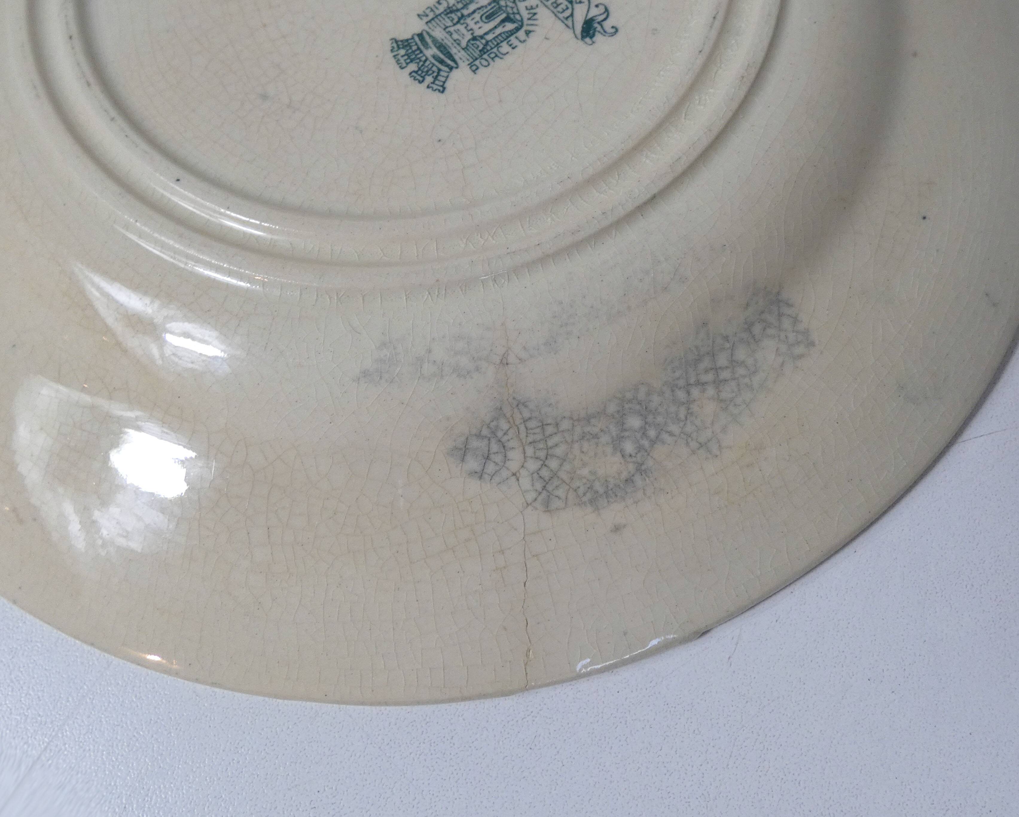 Iron earth 6 flat plates gien florentin