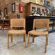Paire de chaises cannées « Baumann »