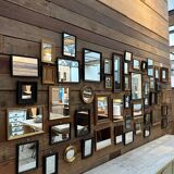 Set of 49 antique mirrors