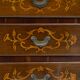 Chest of Drawers in Solid Italian Walnut with Maple Inlays, late 18th