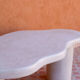 Table basse forme organique en Tadelakt