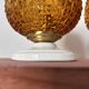 Pair of gold glass wall sconces