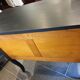Stamped black Louis XV chest of drawers