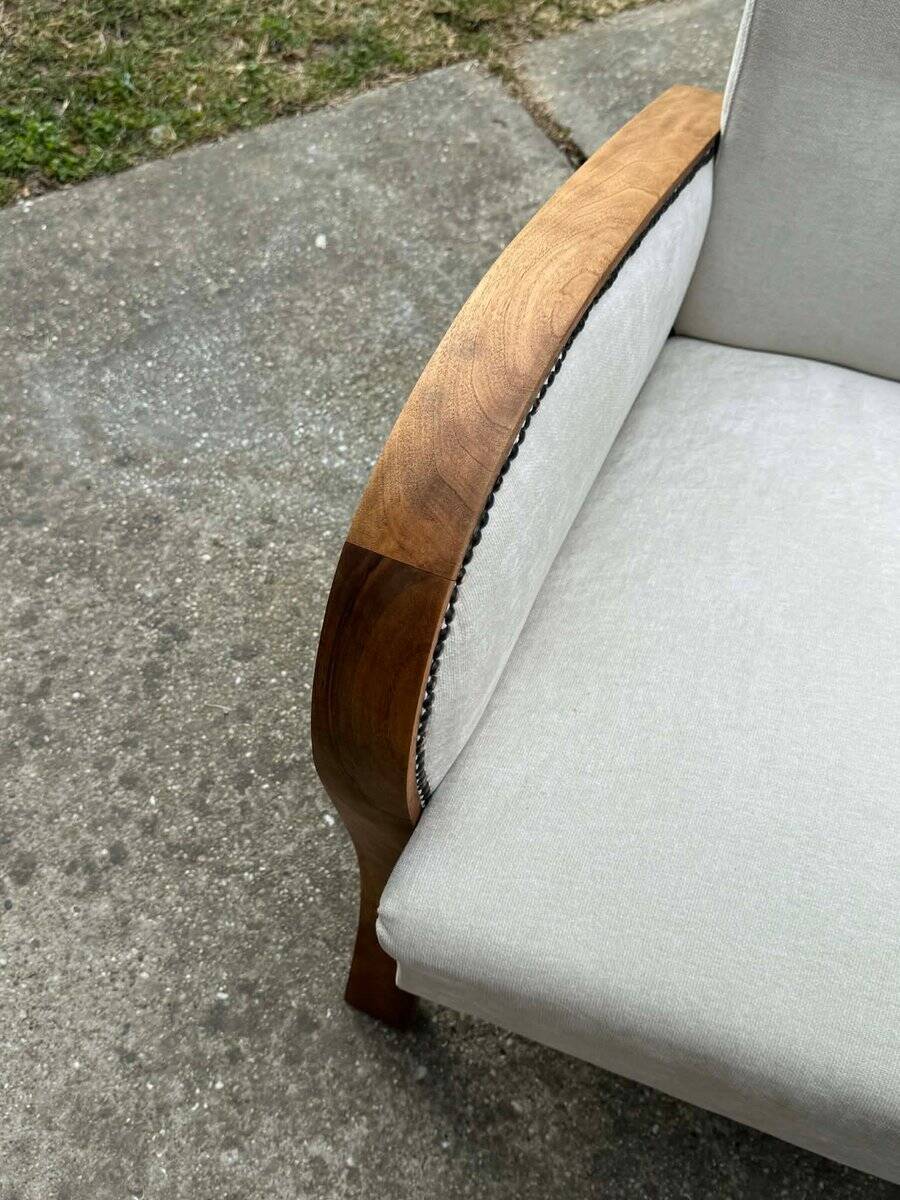 Vintage Art Deco Hungarian Armchair, 1930s